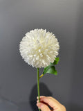 New Single Cream Pom Artificial Filler Flower