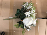 Cream Roses with filler Artificial Flower - Viva La Rosa