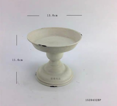 White bowl METAL vintage