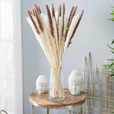 25” Cream/white pampas grass stick (M)