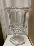 Crystal Medium Urn vase 9.5”H