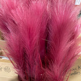 Hot pink Pampas Grass Artificial Flower