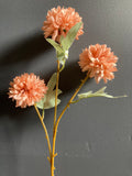 New Pink Sand Pom Artificial Filler Flower