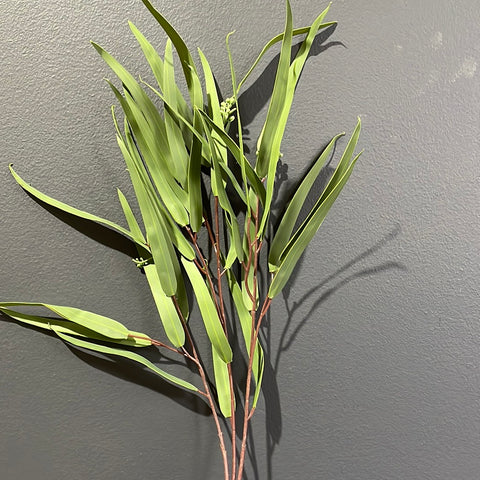 Long stem greenery thin leaf leaves real touch spray