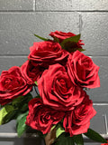 Red Large Rose Bunch 10 head
