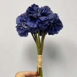 Carnation Navy Blue Bunch