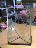 Geometric Gold Metal Photo Frame 4”x6”
