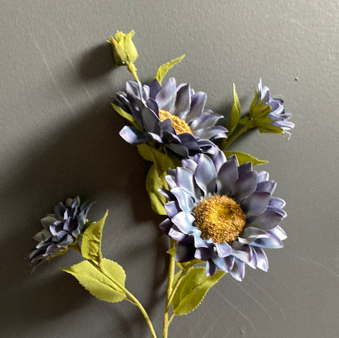 Single Spray Sunflower 🌻Blue WEDDING DECOR SUN FLOWER