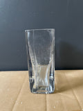 2"x4"x4"Thin Screen Cube Vase Clear Glass wedding centerpiece Hand Made