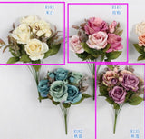 New fall color Purple Roses Artificial Flower R135