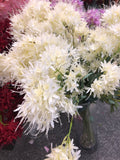White throatwort flower Artificial Filler Flower