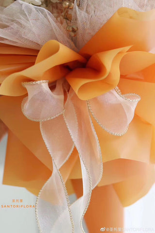Gold trim fish tail ribbon 🎀
