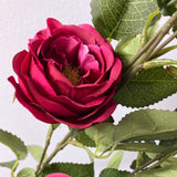 Artificial Rose Spray Hot Pink