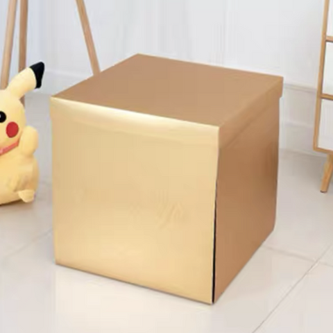 Gold cardboard box Explosion box explosive surprise box