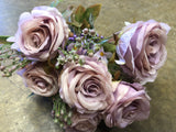 New lilac Roses with filler Artificial Flower