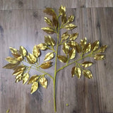Gold golden Leaf artificial greenery