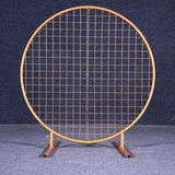 Gold mesh Metal Backdrop Stand Round 2Meter tall