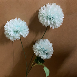 New tiffany blue Pom Artificial Filler Flower