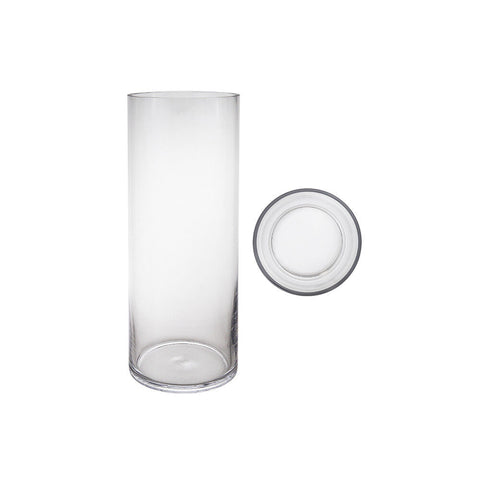 14”Hx4.8”D Clear Cylinder Vase