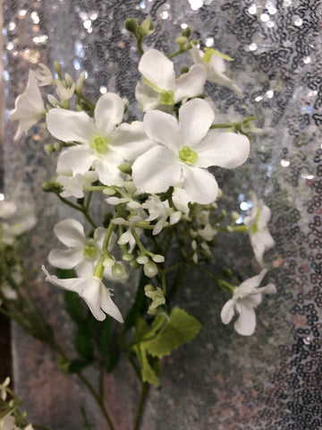 White star flower Artificial Filler Flower