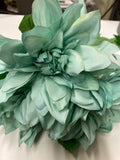 Artificial Silk artificial Tiffany Blue Dahlia