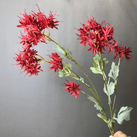 Red throatwort flower Artificial Filler Flower