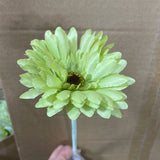 Green Gerbera Daisy FLOWER ARTIFICIAL FLOWER WEDDING DECOR