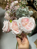 Austin Rose Bouquet Handtied (pink) bunch