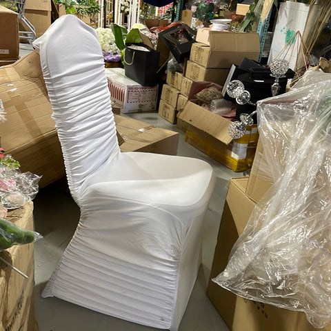White Spandex/Lycra Chair Cover