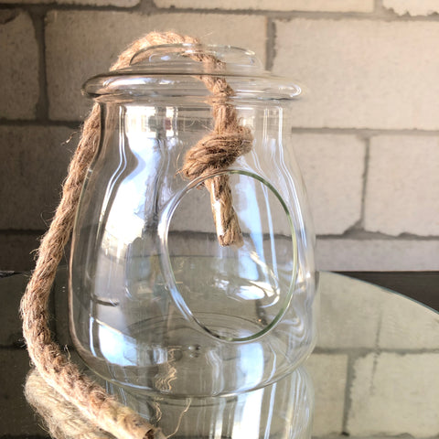 House Hanging Glass Vase 4.7”H