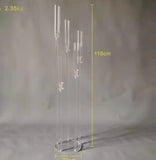 Acrylic plastic CANDELABRA 5 HEAD