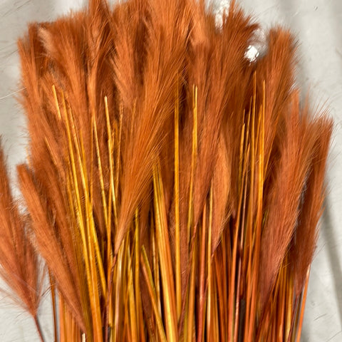 Burnt Orange Pampas Grass Artificial Flower