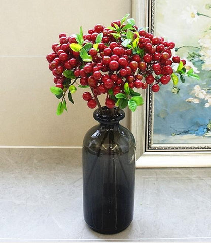 New red BERRY pick ARTIFICIAL FLOWER