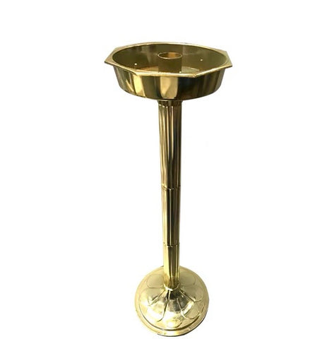 Plastic Flower Stand Gold