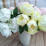 Blush light pink 5 Head Peony bunch