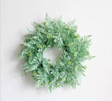 16” Artificial Greenery Wreath