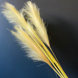 Yellow Pampas Grass Artificial Flower