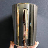 Solid Gold 4"x6"H Cylinder Vase machine made