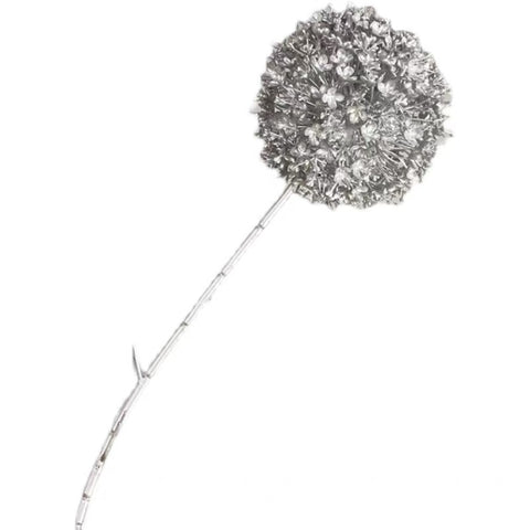 Silver pom for Wedding home decor