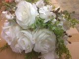 White ROSE BUNCH With filler