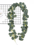 2M/6.5 feet Long Garland Greenery silver dollar