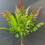 Green Fern Bunch with red tip filler