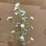 White Wax Flower wedding greenery filler for corsage 100209(White)-WAX1