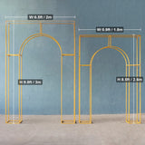 Gold Korean Door Metal Backdrop Stand