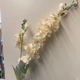 Artificial Silk flower Delphinium (Champagne)