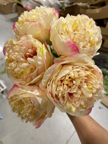 Peony Bouquet Handtied (salmon)