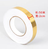 Gold Tape 50 meter 2cm wide