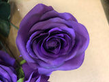 Dark purple Diamond Rose Bunch 10 head