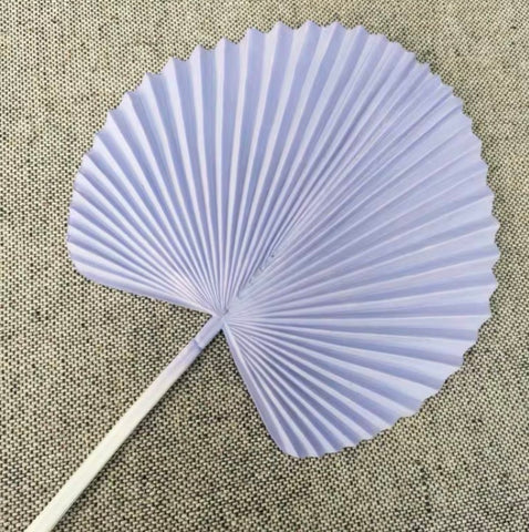 Purple Fan plastic LEAF ARTIFICIAL GREENERY