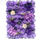 Backdrop Panel Roses Hydrangea Mat Lilac Artificial Flower Wall
